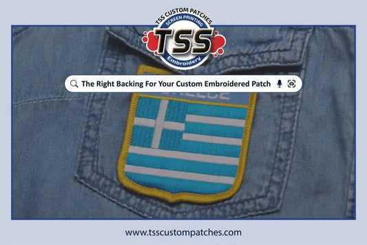 Backing for Custom Embroidered Patch
