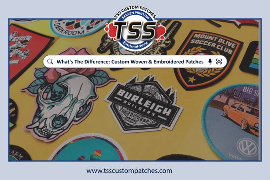 Custom Woven VS Embroidered Patches