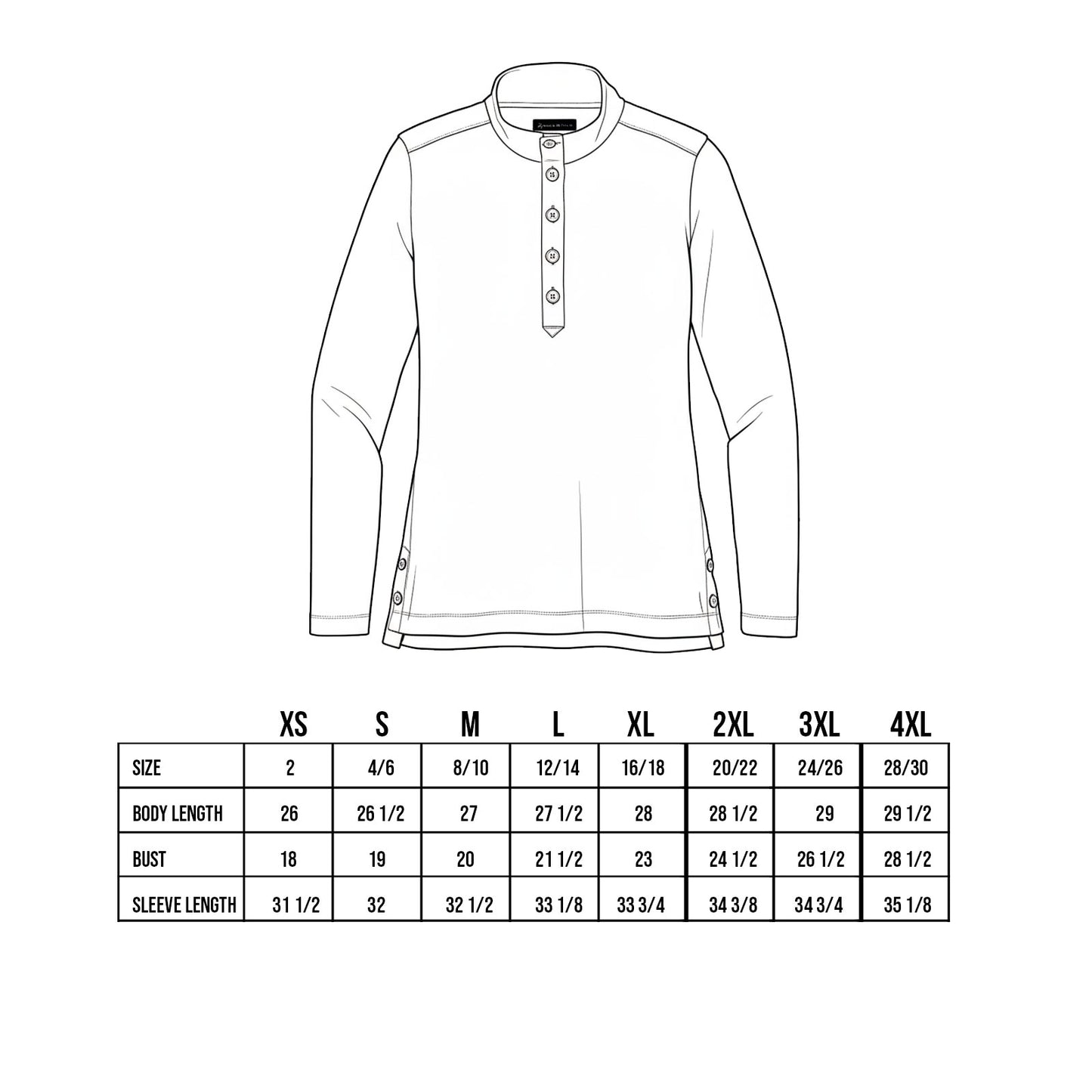 Brooks Brothers® Custom Embroidered Women’s Mid-Layer Stretch 1/2-Button - BB18203