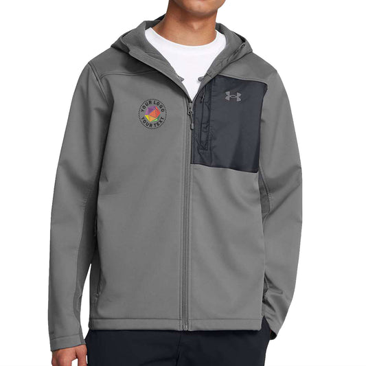 Under Armour Custom Embroidered Men's ColdGear® Infrared Shield 2.0 Hooded Jacket - 1371587