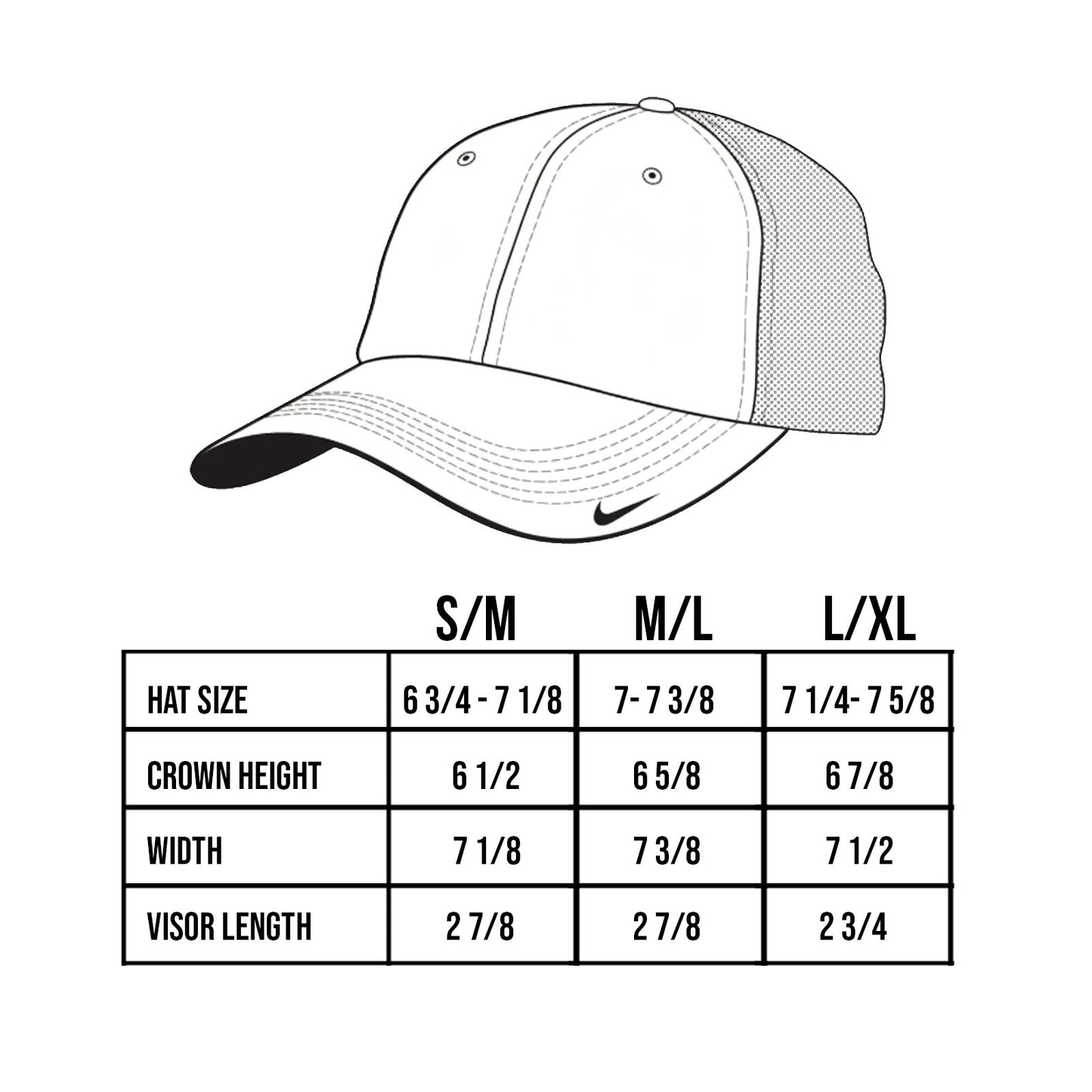 Nike Custom Embroidered Stretch-to-Fit Mesh Back Cap - NKFB6448