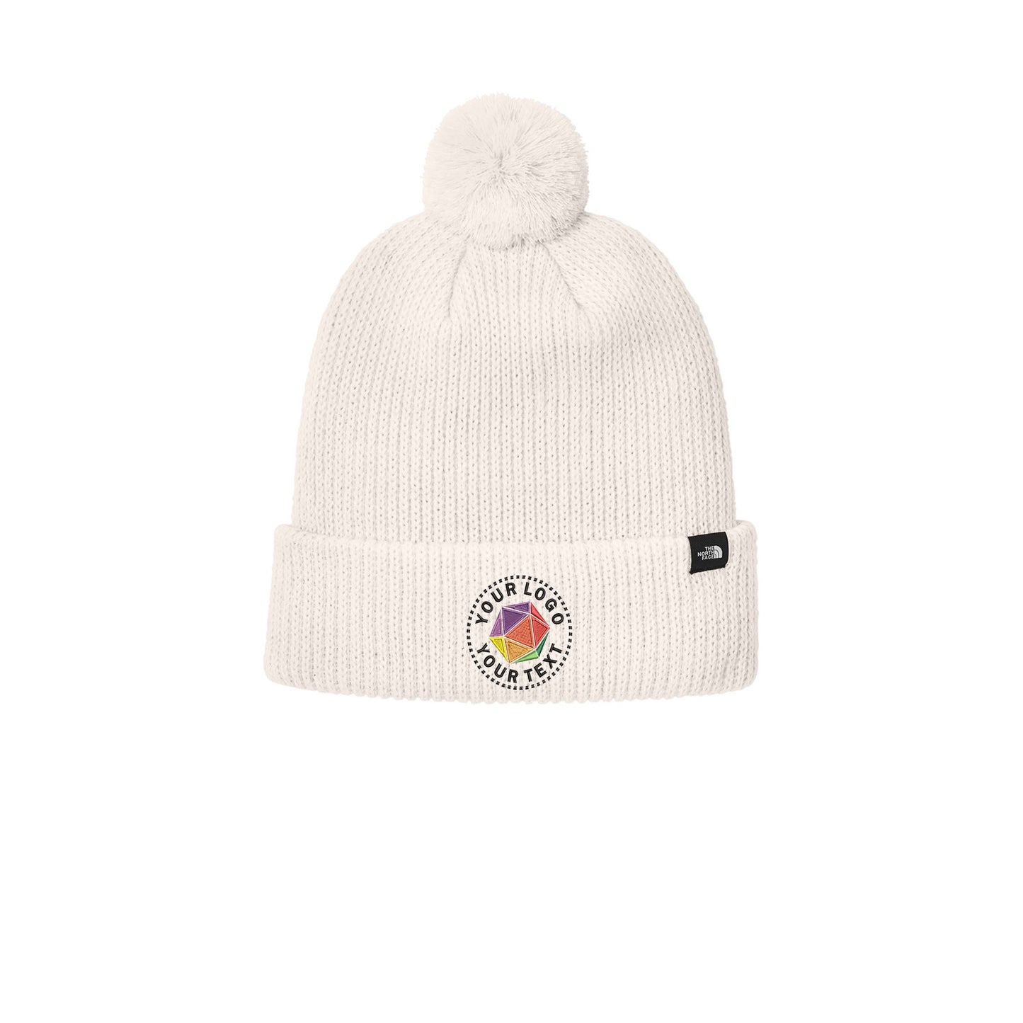The North Face® Custom Embroidered Pom Beanie - NF0A7RGI