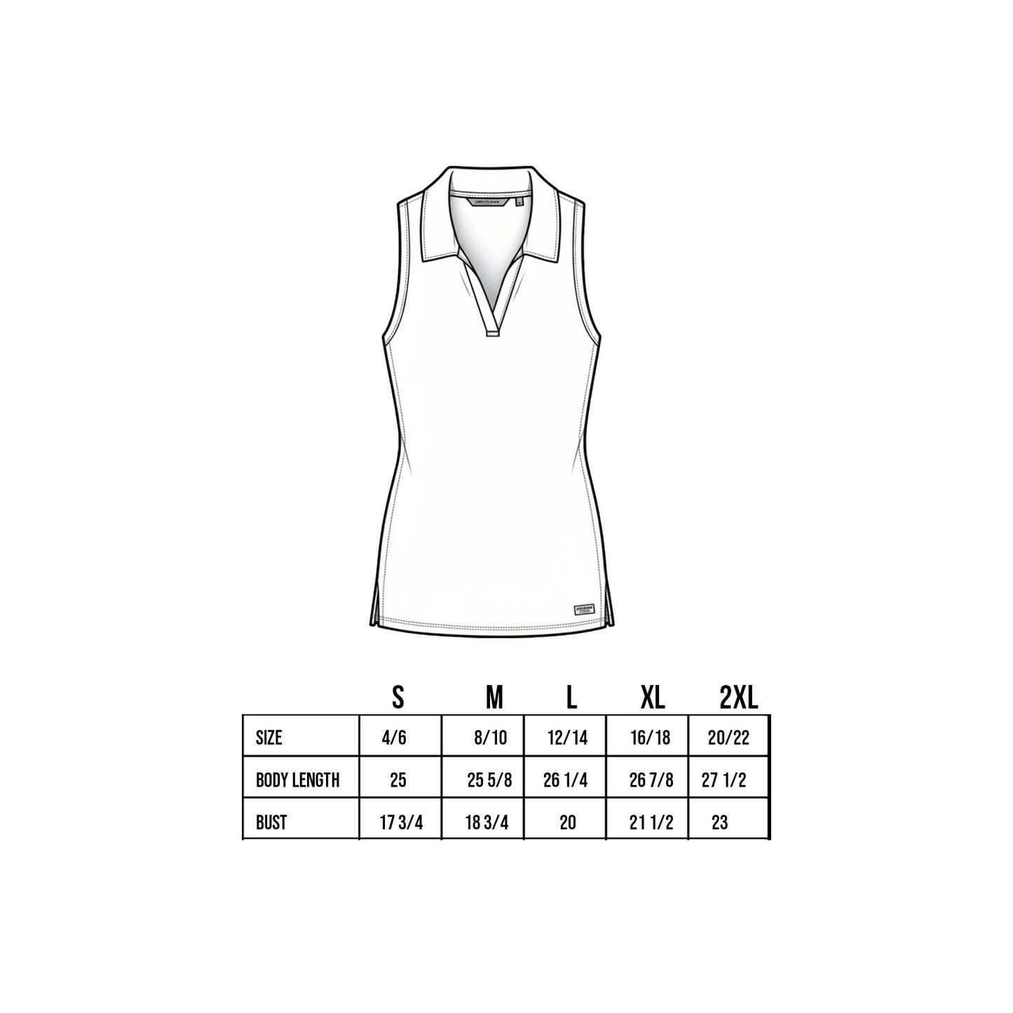 TravisMathew Women's Custom Embroidered Coto Performance Sleeveless Polo - TM1WX001