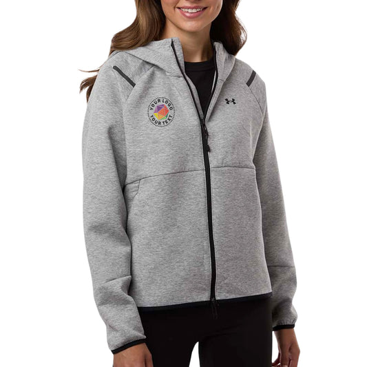 Under Armour Custom Embroidered Women's Unstoppable Fleece Full-Zip - 1379842