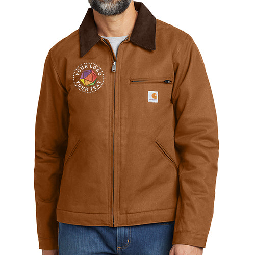 Carhartt® Custom Embroidered Duck Detroit Jacket - CT103828