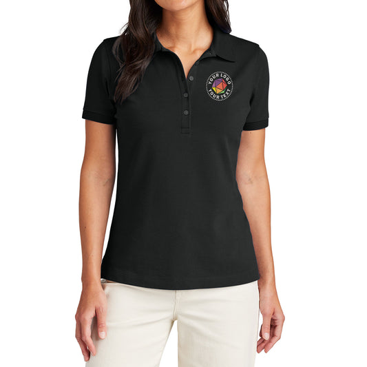 Brooks Brothers® Custom Embroidered Women’s Pima Cotton Pique Polo - BB18201