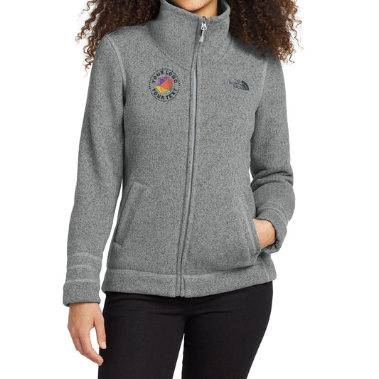 The North Face® Custom Embroidered Women's Sweater Fleece Jacket - NF0A3LH8