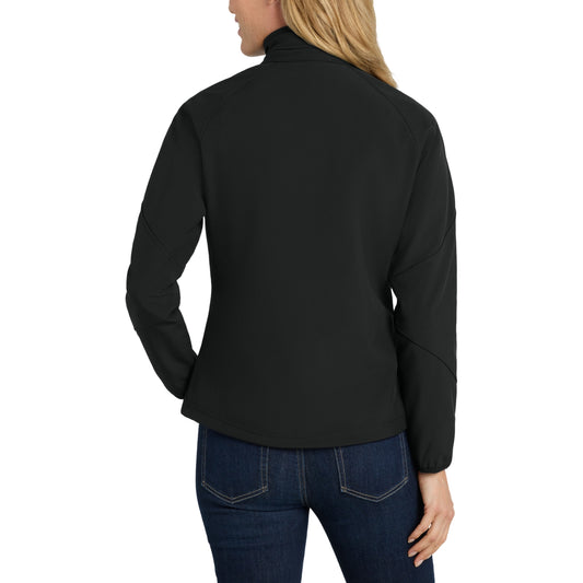 Port Authority® Custom Embroidered Women's Textured Soft Shell Jacket - L705