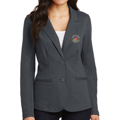 Port Authority® Women's Custom Embroidered Knit Blazer - LM2000