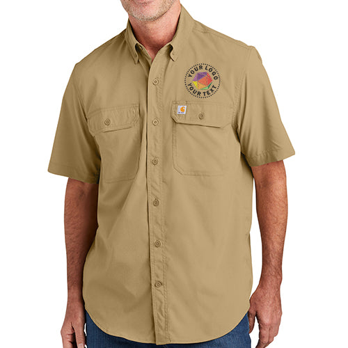 Carhartt Force® Custom Embroidered Solid Short Sleeve Shirt - CT105292