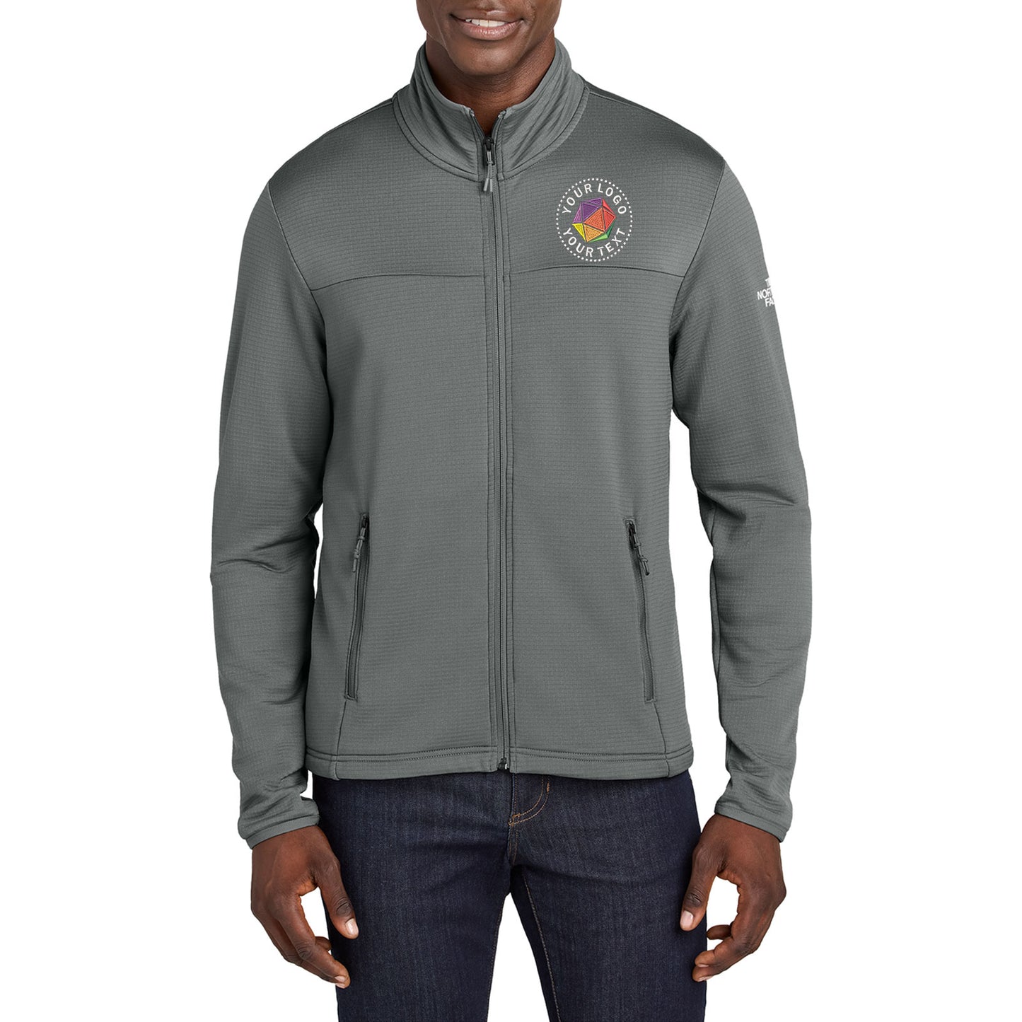 The North Face® Custom Embroidered Aim Full-Zip Fleece Jacket - NF0A8ENK