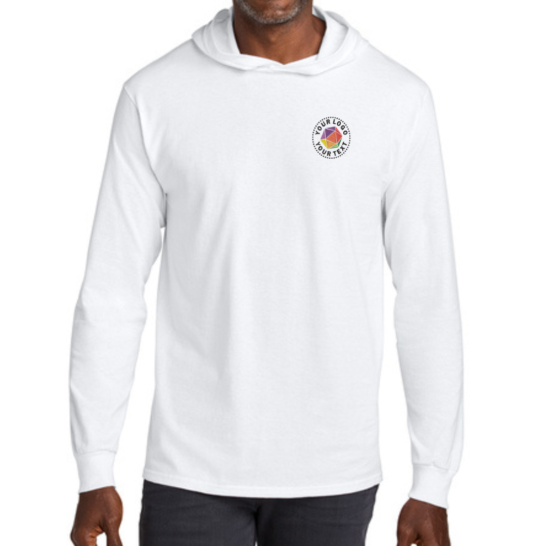 Jerzees Classics™ Unisex Cotton Long Sleeve Hooded T-Shirt