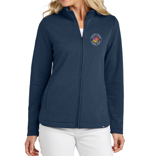 TravisMathew Custom Embroidered Women's Coveside Full-Zip - TM1LD001