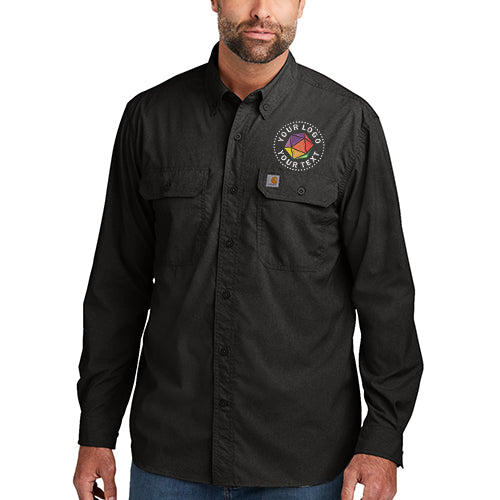Carhartt Force® Custom Embroidered Solid Long Sleeve Shirt - CT105291