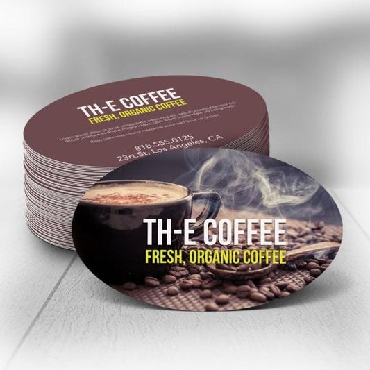 Oval Business Cards - 2" x 3.5" (US Standard)