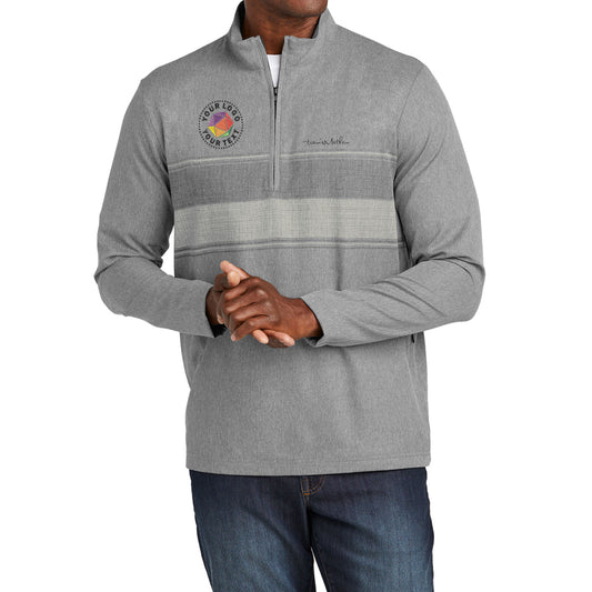 TravisMathew Custom Embroidered Balboa Chest Stripe 1/4-Zip - TM1MZ340