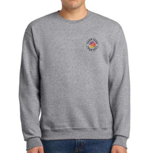 Jerzees® NuBlend® Custom Embroidered Crewneck Sweatshirt - 562M
