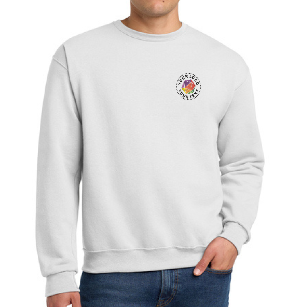 Jerzees® NuBlend® Custom Embroidered Crewneck Sweatshirt - 562M