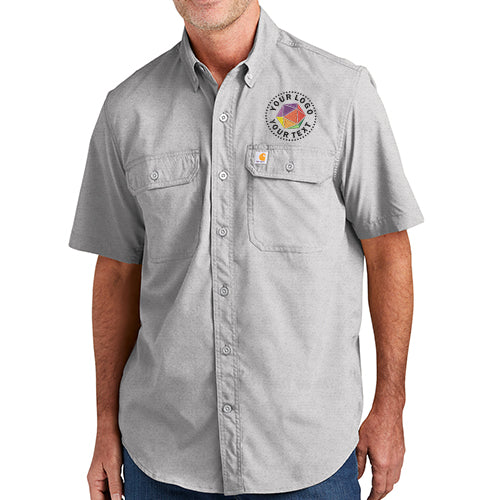 Carhartt Force® Custom Embroidered Solid Short Sleeve Shirt - CT105292