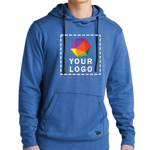 New Era® Tri-Blend Fleece Pullover Custom Printed Hoodie - NEA510