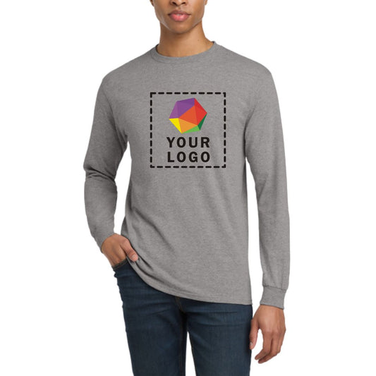 Gildan® DryBlend® Custom Printed 50 Cotton/50 Poly Long Sleeve T-Shirt - 8400