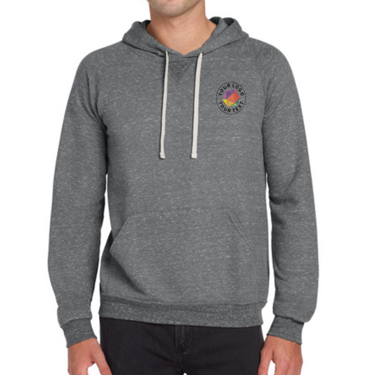 Jerzees® Custom Embroidered Snow Heather French Terry Raglan Hoodie - 90M