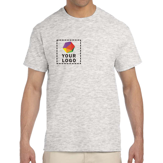 Gildan Custom Printed Adult Ultra Cotton®Pocket T-Shirt - G2300