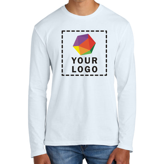 District® Custom Printed Perfect Weight ® Long Sleeve Tee - DT105