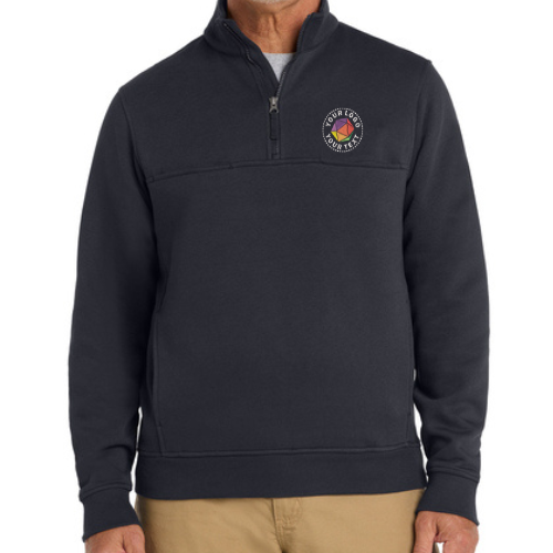 CornerStone® Custom Embroidered 1/2-Zip Job Shirt  -  CS626