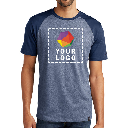 New Era® Custom Printed Heritage Blend Varsity Tee - NEA107