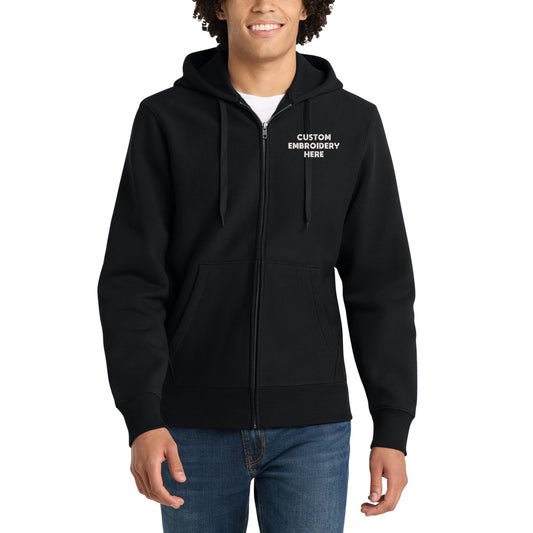 Sport-Tek® Custom Embroidered Super Heavyweight Full-Zip Hooded Sweatshirt - F282