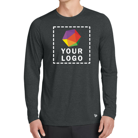 New Era® Custom Printed Series Performance Long Sleeve Crew Tee - NEA201