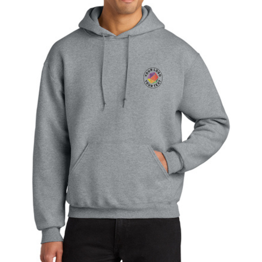 Jerzees Rugged™ Unisex Custom Embroidered Hooded Sweatshirt - H12M