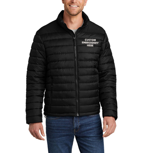 Port Authority® Custom Embroidered Horizon Puffy Jacket - J364