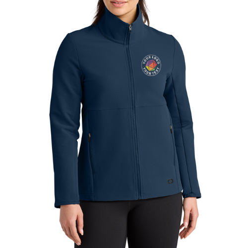 OGIO® Custom Embroidered Women’s Kinetic Soft Shell - LOG740