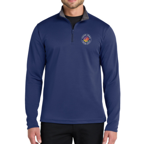 Port Authority® Custom Embroidered Silk Touch™ Performance 1/4-Zip - K584
