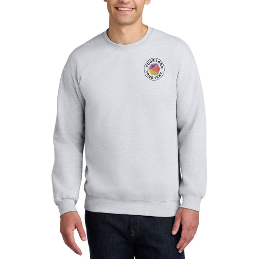 Gildan® Softstyle® Custom Embroidered Crewneck Sweatshirt - SF000