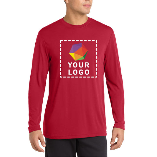 Sport-Tek® Long Sleeve PosiCharge® Competitor™ Cotton Touch™ Custom Printed Tee - ST450LS
