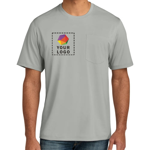 CornerStone® Custom Printed Tall Workwear Pro Short Sleeve Pocket Tee - TLCS440P
