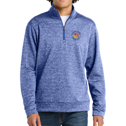 Sport-Tek® Custom Embroidered PosiCharge® Electric Heather Fleece 1/4-Zip Pullover - ST226