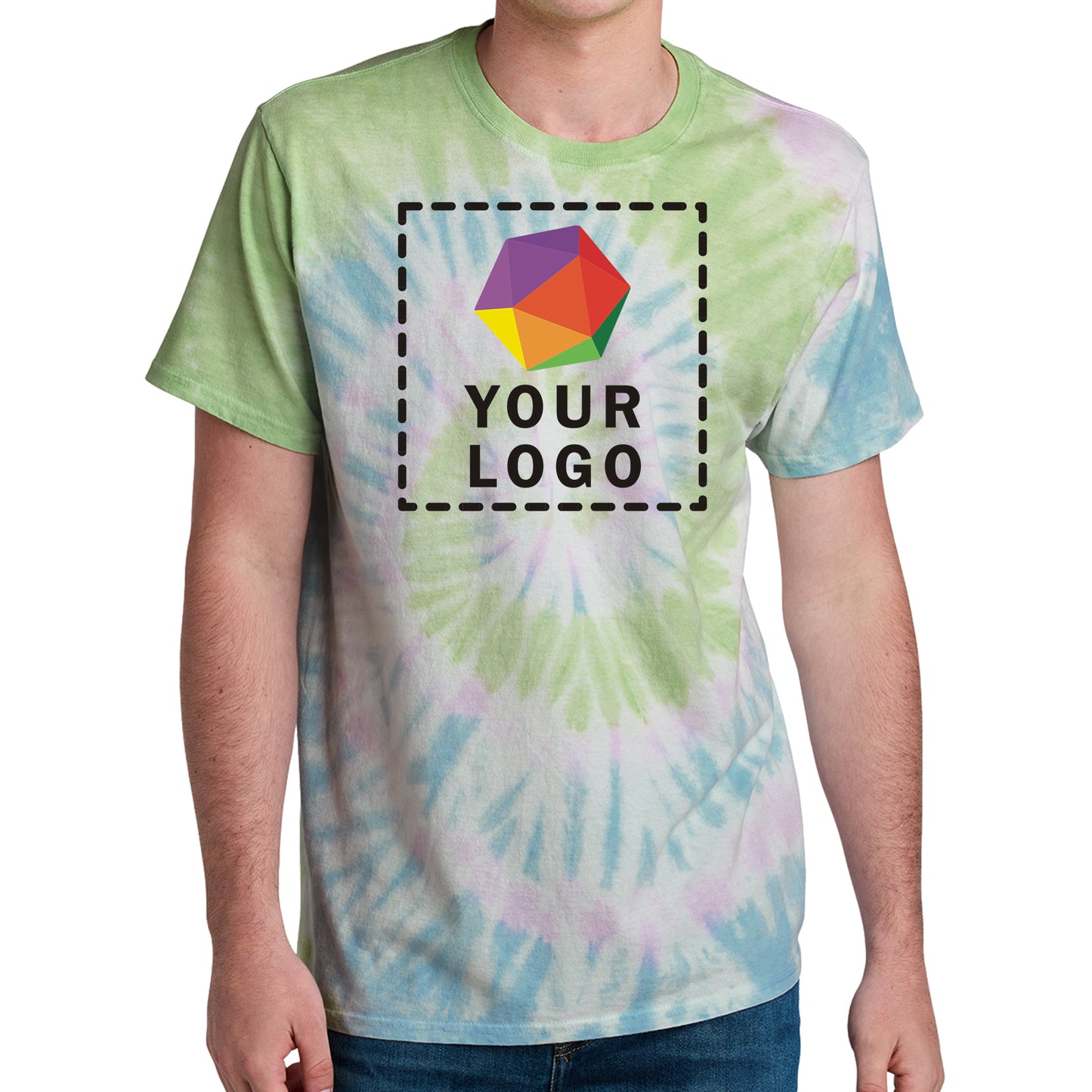 Port & Company® Custom Printed Tie-Dye Tee - PC147