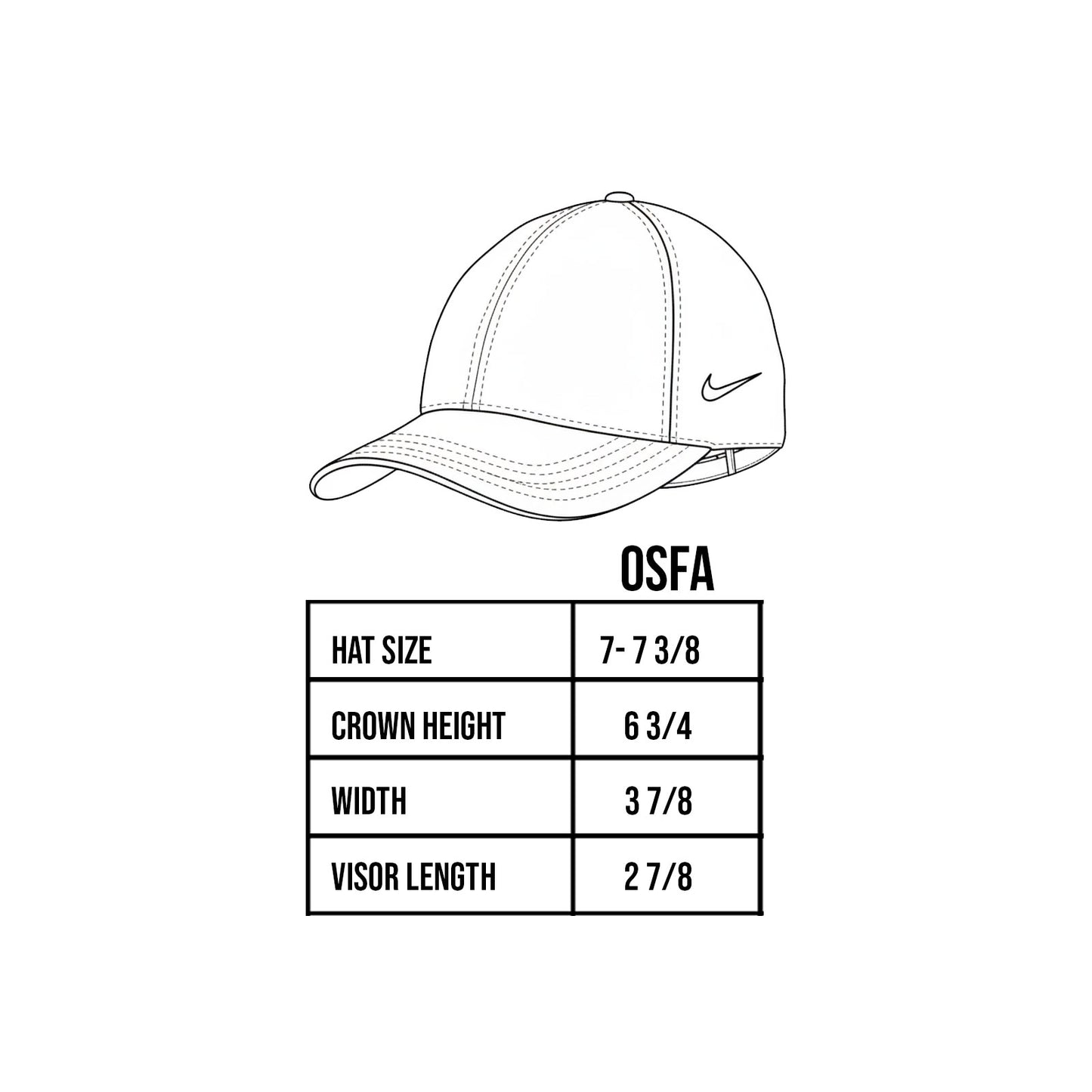 Nike Custom Embroidered Dri-FIT Featherlight Performance Cap - NKFB5666