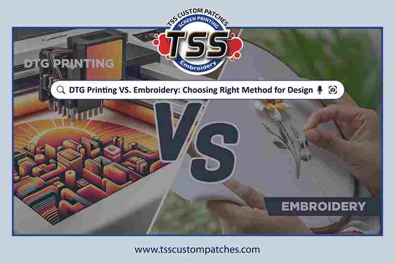 DTG Printing vs. Embroidery