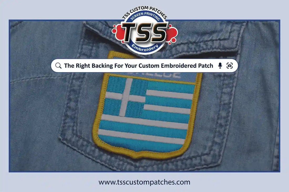 Backing for Custom Embroidered Patch