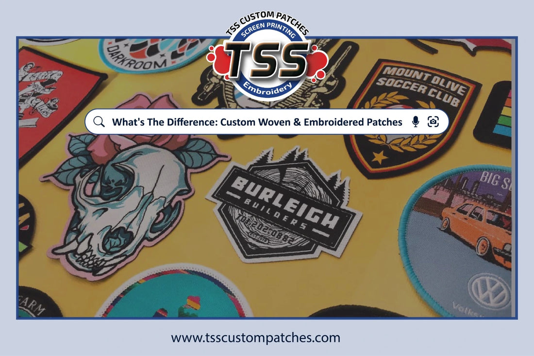 Custom Woven VS Embroidered Patches