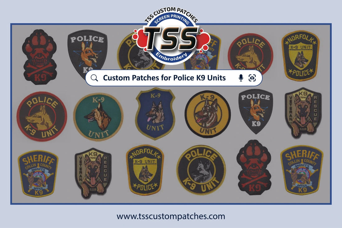 Custom Patches for Police K9 Units
