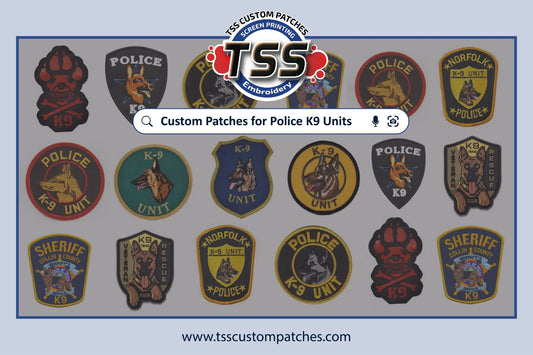 Custom Patches for Police K9 Units