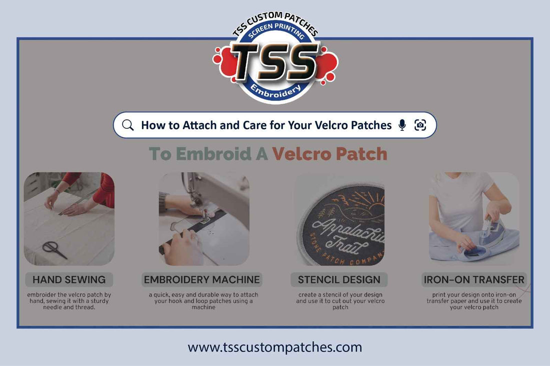 attach velcro patches