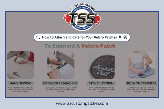 attach velcro patches