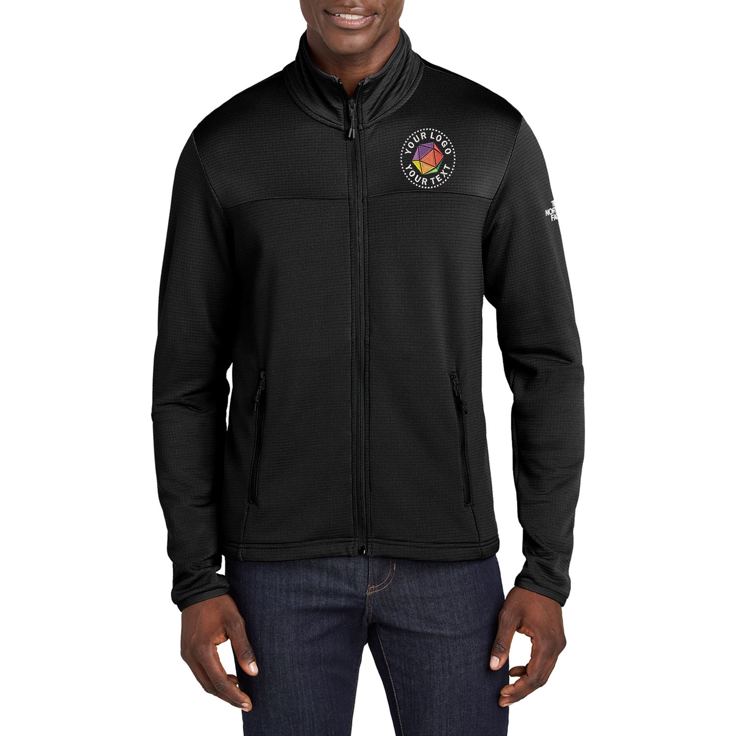 The North Face® Custom Embroidered Aim Full-Zip Fleece Jacket - NF0A8ENK